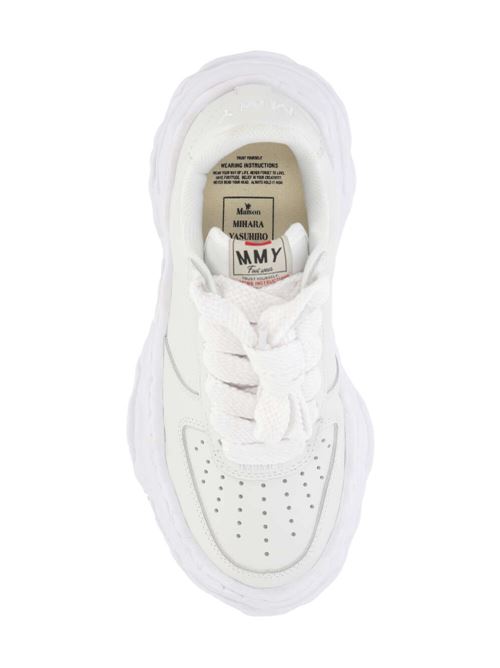 Sneakers basse con dettagli traforati Mihara Yasuhiro | A07FW702WHITE